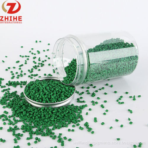injection grade plastic green masterbatch